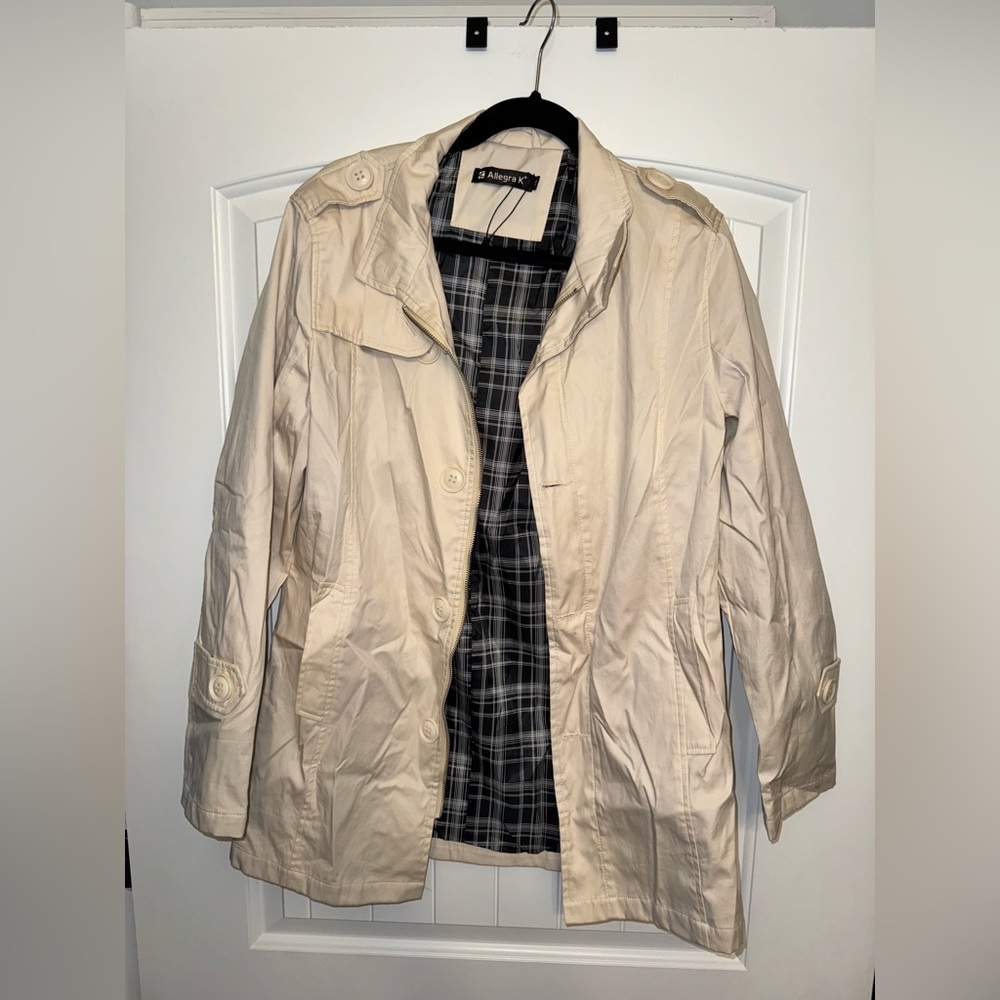 Allegra K Women's Cream Jacket never worn